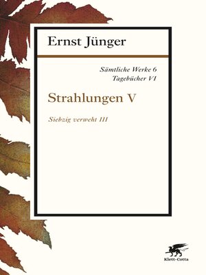 cover image of Sämtliche Werke--Band 6